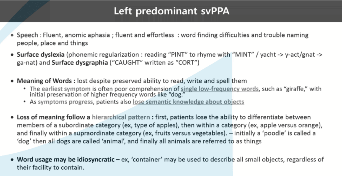 PPA variants classification table